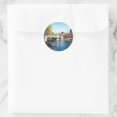 boston common ronde sticker (Tas)