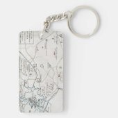 BOSTON-CONCORD MAP, 1775 SLEUTELHANGER (achterkant)