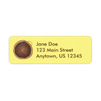 Boston Cream Donut Doughnut Labels