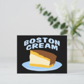 Boston Cream Pie Briefkaart (Staand voorkant)