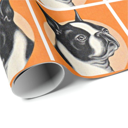 Boston dooder cadeaupapier (Rol Hoek)