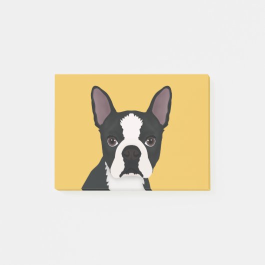 boston doodse cartoon post-it® notes (Voorkant)