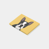 boston doodse cartoon post-it® notes (Schuin)