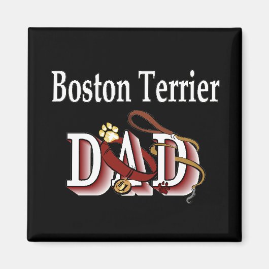 boston doodvader Magnet Magneet (Voorkant)