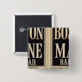 Boston en Maine Railroad Vierkante Button 5,1 Cm (Voorkant /achterkant)