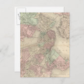 Boston en omgeving briefkaart (Voorkant / Achterkant)