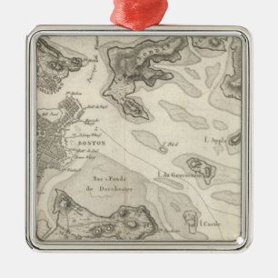 Boston en Surround Area Metalen Ornament
