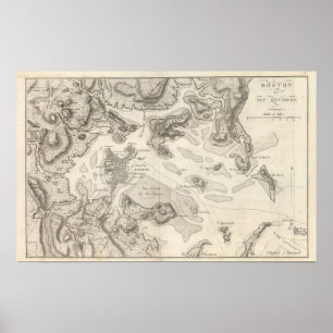 Boston en Surround Area Poster