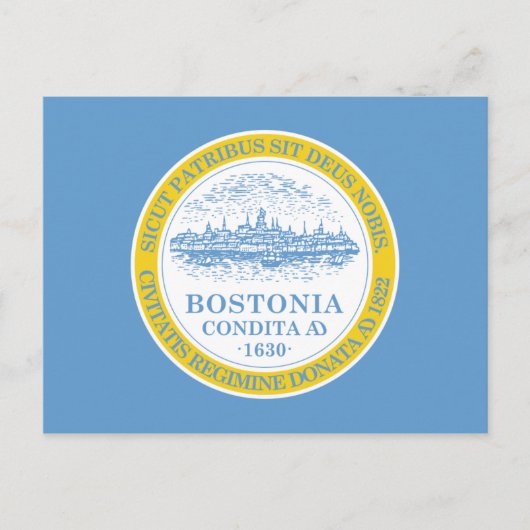 Boston Flag Briefkaart (Voorkant)