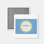 Boston Flag Magneet (Voorkant / Achterkant)