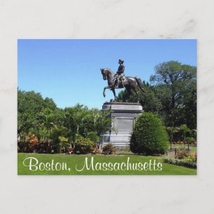Boston Gardens, carte postale du Massachusetts