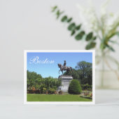 Boston Gardens, carte postale du Massachusetts (Debout devant)