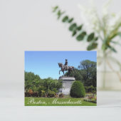 Boston Gardens, carte postale du Massachusetts (Debout devant)