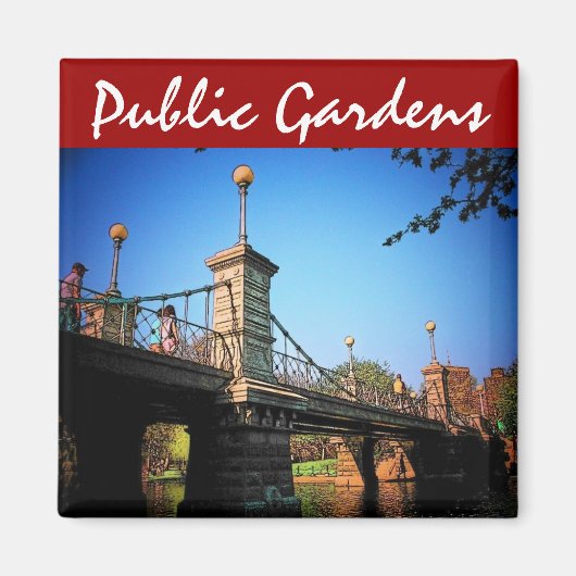 Boston Gardens Magnet (Devant)