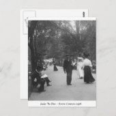 Boston Gemeenschappelijk, Vintage Amerika 1906 Briefkaart (Voorkant / Achterkant)