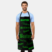Boston Green Fonts Schort (Gedragen)