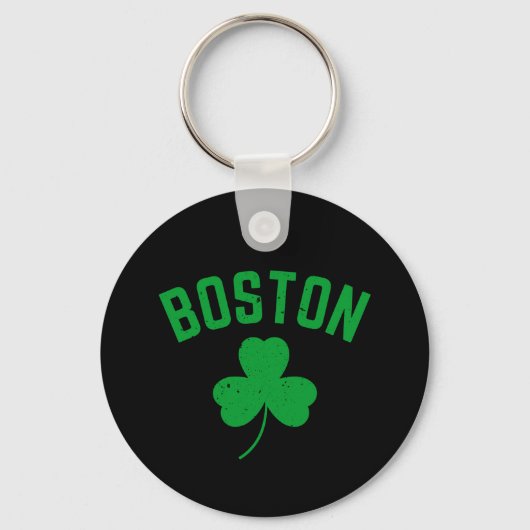 Boston Green Lucky Shamrock Sleutelhanger (Voorkant)