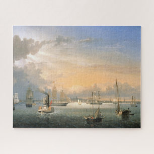 Boston Harbour 1854 Legpuzzel