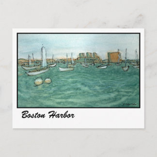 Boston Harbour Briefkaart