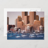 Boston Harbour Briefkaart (Voorkant / Achterkant)