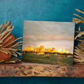 Boston Harbour Fotoplaat (Zijkant)