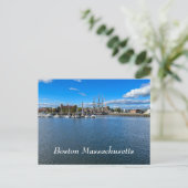 Boston Harbour in Massachusetts Briefkaart (Staand voorkant)