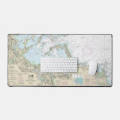 Boston Harbour Nautical Chart 13270 Bureaumat (Keyboard & Muis)