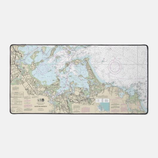 Boston Harbour Nautical Chart 13270 Bureaumat (Voorkant)