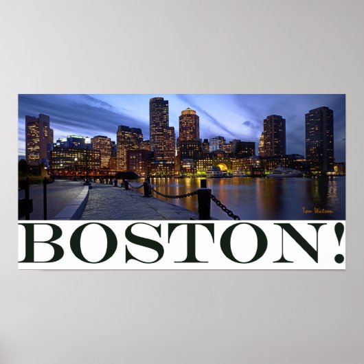 Boston Harbour Poster (Voorkant)