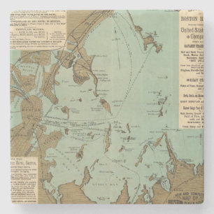 Boston Harbour Stenen Onderzetter