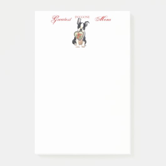 Boston Heart mama Post-it® Notes (Voorkant)