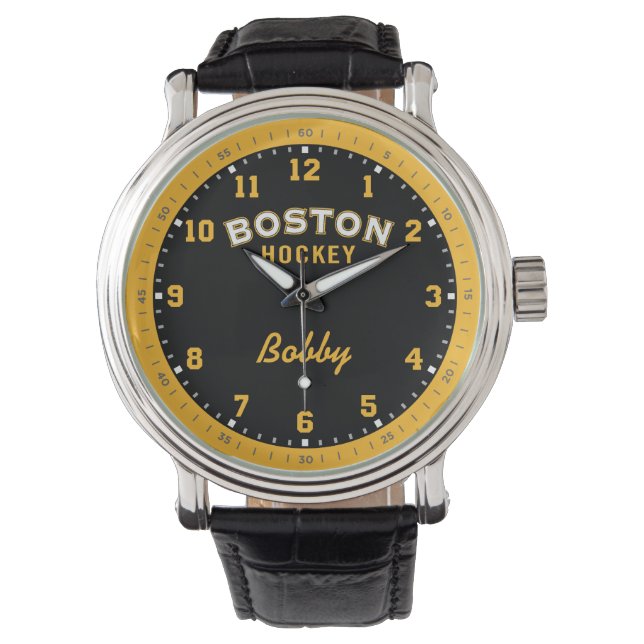 Boston Hockey 12 uur lang horloge (Voorkant)