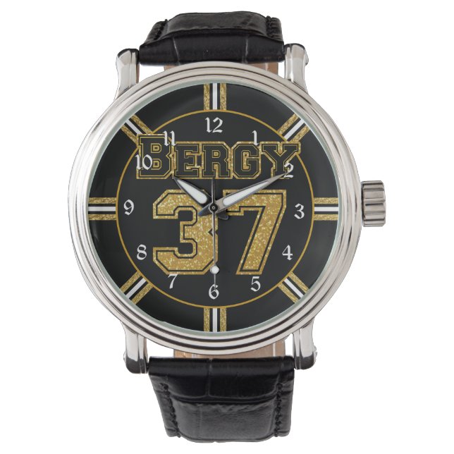 Boston Hockey Bergy 37 Horloge (Voorkant)