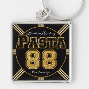 Boston hockey pasta 88 sleutelhanger