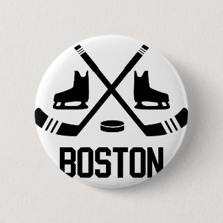 Boston Hockey Ronde Button 5,7 Cm