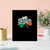 Boston Iers T-shirt Acryl Bord (Huwelijk)