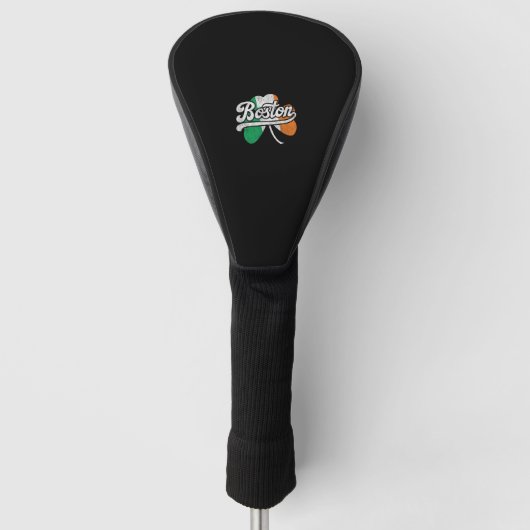 Boston Iers T-shirt Golfheadcover (Voorkant)