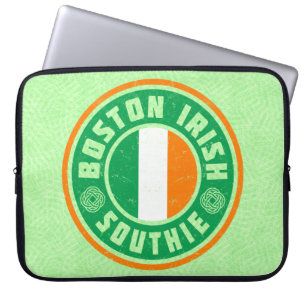 Boston Irish American Southie Laptop Hoesje Sleeve