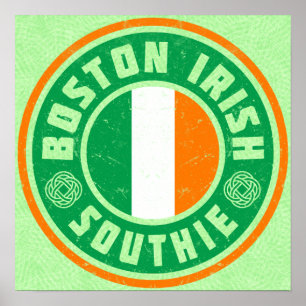 Boston Irish American Southie Print