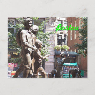 Boston Irish Famine Memorial Briefkaart