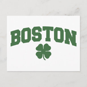 Boston (Irish Shamrock) Briefkaart