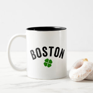 Boston Irish Shamrock Tweekleurige Koffiemok