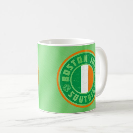 Boston Irish Southie Mug (Devant droit)