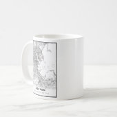 Boston Kaart Koffiemok (Voorkant links)