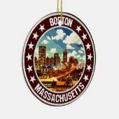 Boston Keramisch Ornament (Rechts)