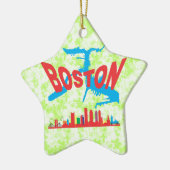 Boston Keramisch Ornament (Links)