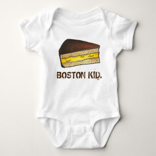 BOSTON KIND Cream Pie Slice Massachusetts Foodie Romper