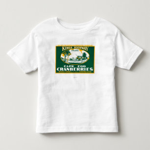 Boston Kings Highway Brand Cranberry Label Kinder Shirts