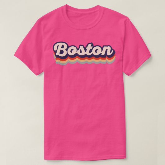 Boston  Kleuren T-shirt (Design voorkant)