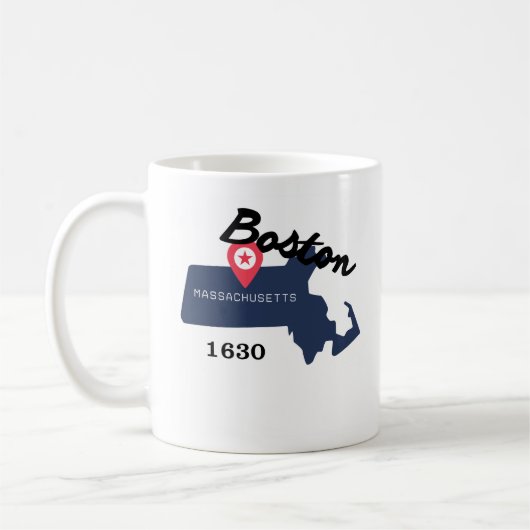 Boston koffiemok  (Links)